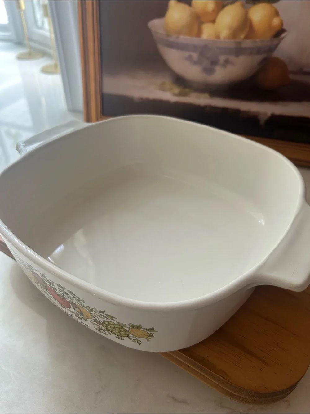 Vintage Corning Ware Spice of Life La Marjolaine A-2-B 2 Qt w/ Pyrex Lid